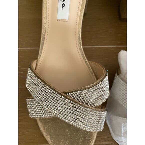 NIB Nina Nolita-fy Taupe reflective size 8 shoes - Picture 5 of 8